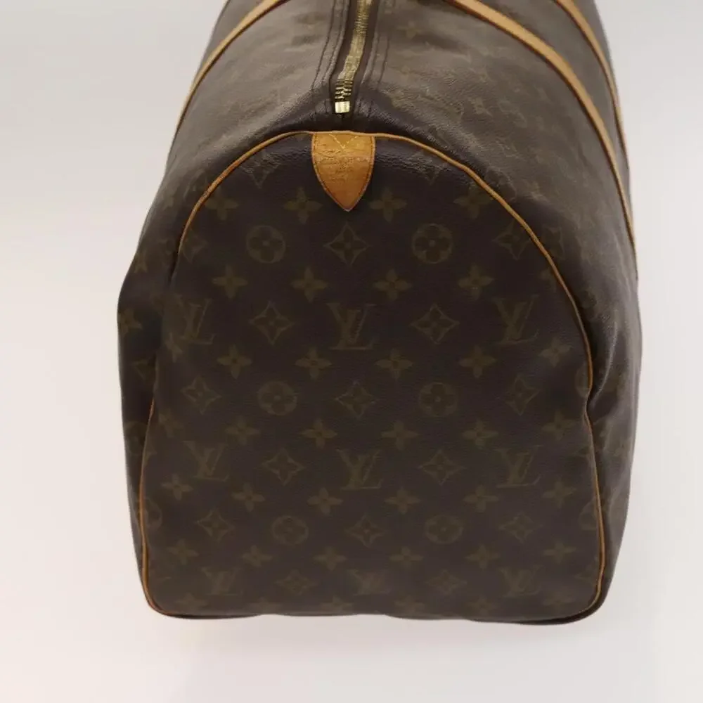 LOUIS VUITTON Monogram Keepall 55 Boston Bag M41424